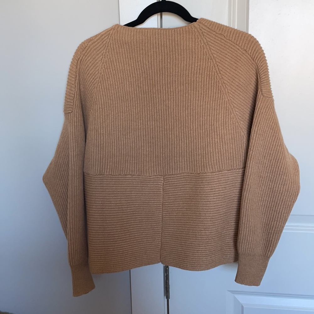 NWOT Lush Crossover Ribbed Sweater - Picture 4 of 5